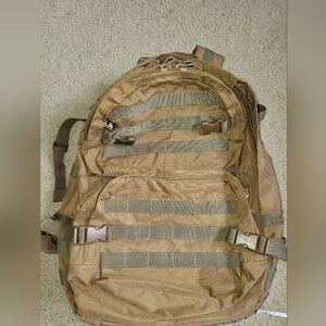 LA Police Gear Tactical Military-Style Men's Backpack in Brown